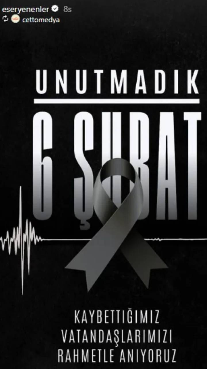6 Şubat’ın izleri silinmedi: Ünlülerden deprem felaketi paylaşımları... 14